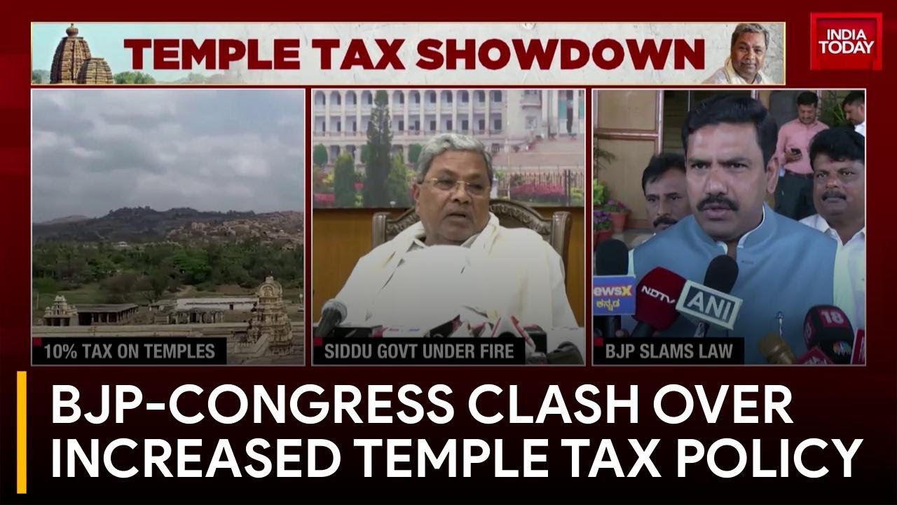 Karnataka&rsquo;s Temple Tax Stir: BJP and Congress Lock Horns