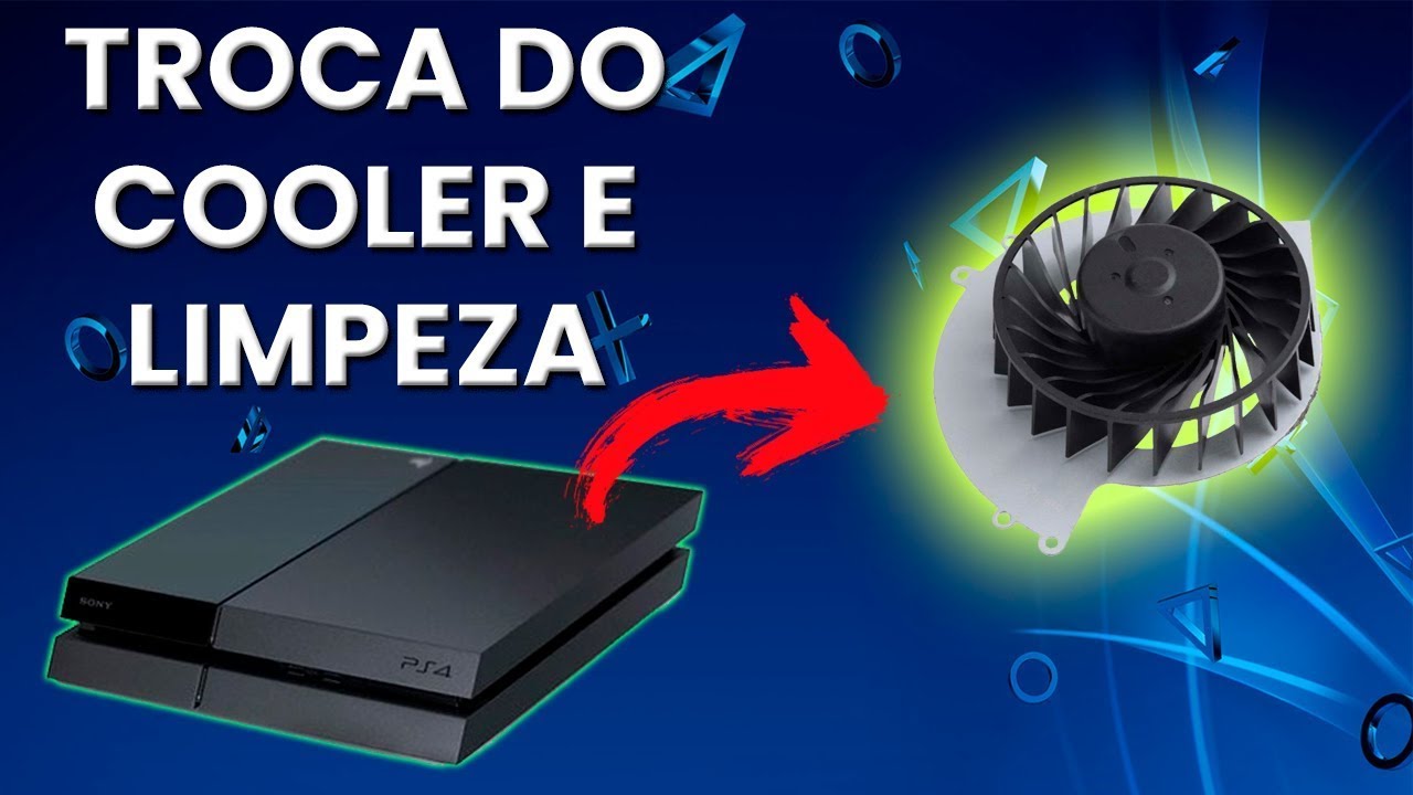 PS4 Fat CUH1215A - Como Trocar o Cooler e Fazer a Limpeza Preventiva