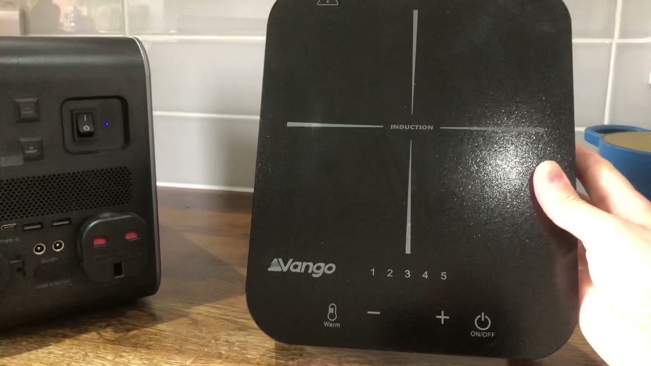 Hyundai HPS1100 and Vango Sizzle Induction Hob test - indoor off grid electric camping cooking!