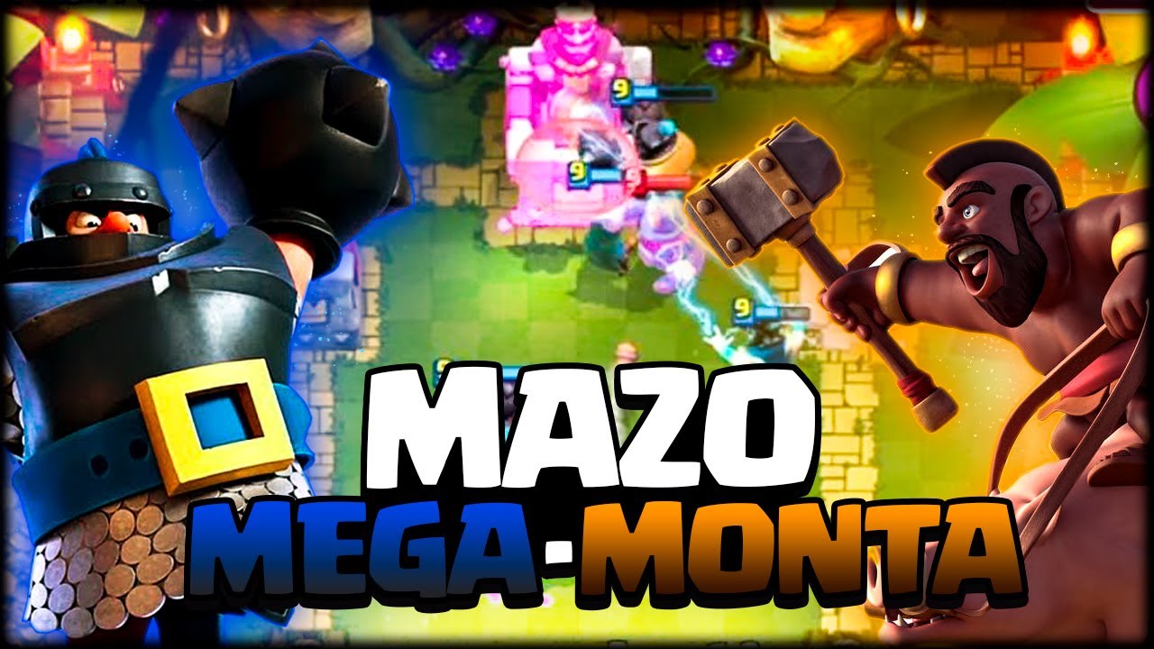 MI NUEVO COMBO DE MONTAPUERCO Y MEGACABALLERO en Clash Royale - WithZack