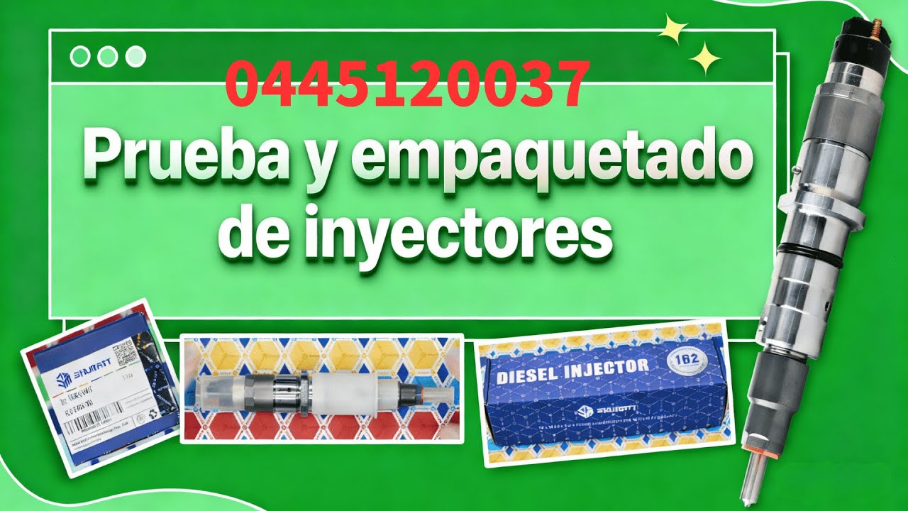 【7-7】Procedimiento de Embalaje para el Inyector 0445120037