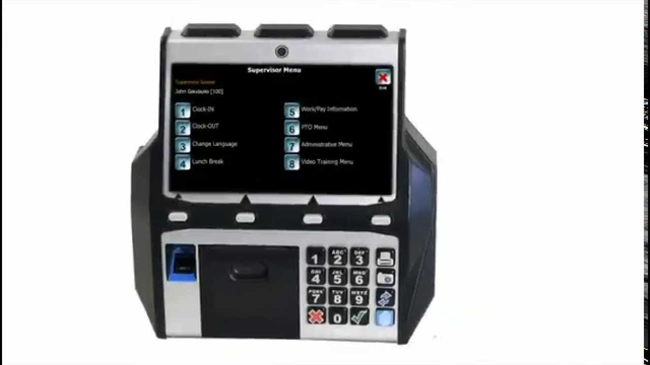 WalTer Biometric Time Clock Data Collection | EPAY Systems