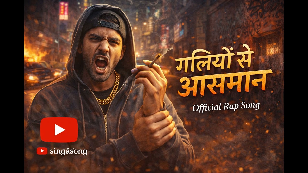 🎤🔥 गलियों से आसमान | Desi Rap Song | Hustle Motivation | Hindi Rap 