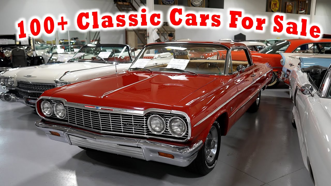 Walk Through Classic Car Inventory - Ellingson Motorcars - March  2023