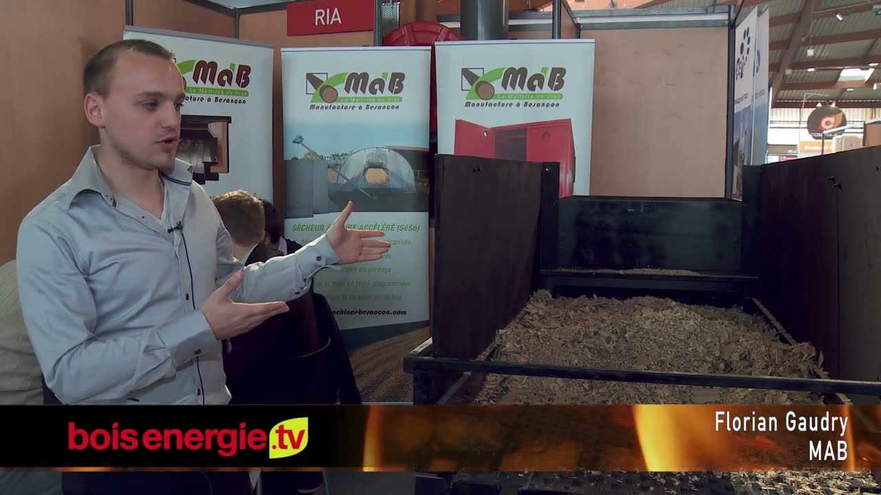 MAB - Séchoir a plaquettes - Salon Bois-Energie 2014