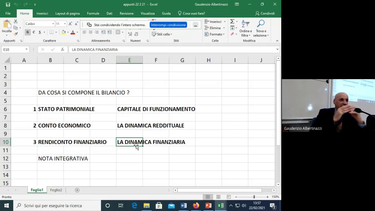 lezione n  2 capitale e reddito ed esercitazione iniziale