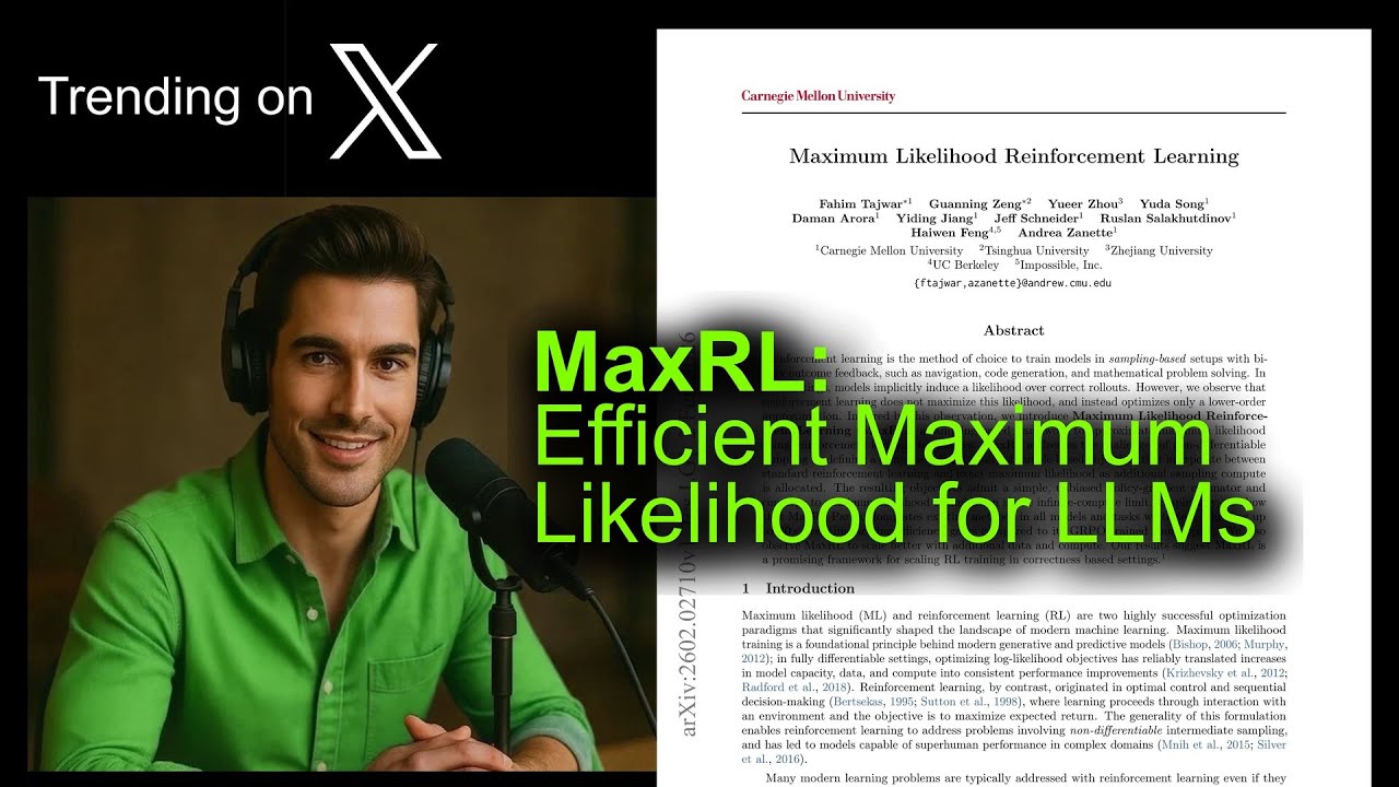 MaxRL: Efficient Maximum Likelihood for LLMs