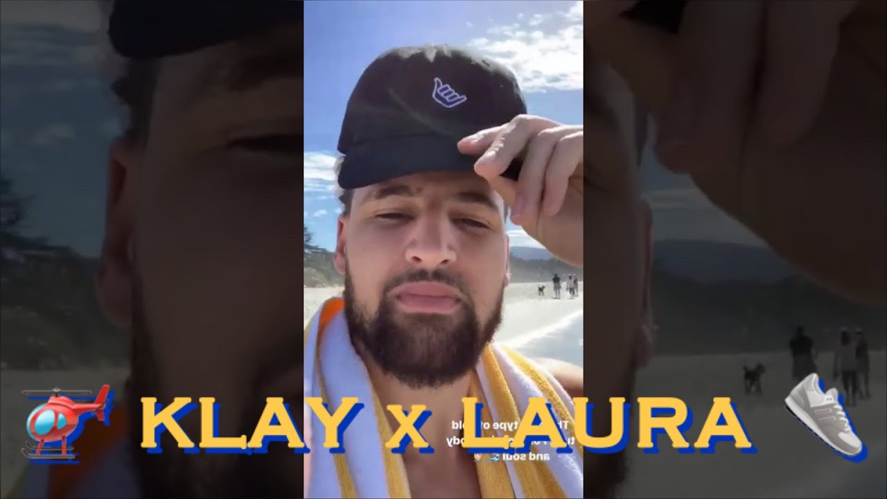 bts[9:16] Klay x Laura Harrier take 🚁 helicopter to KT5 Anta event in Oakland after going to beach