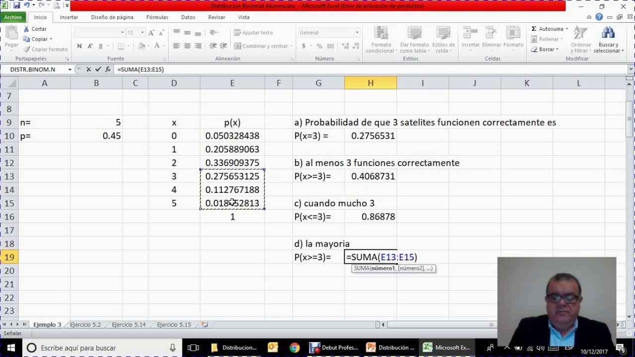 Distribucion Binomial
