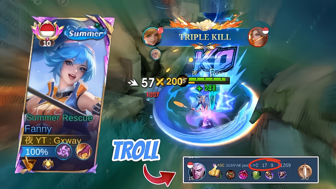 REVIEW SKIN FANNY SUMMER REVAMP TAPI MALAH DI TROLL !! - Mobile Legends