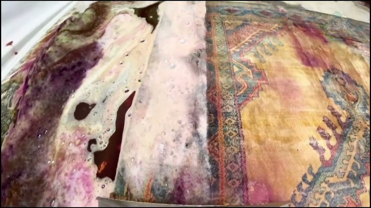 Gross Slimy Rug Scraping Compilation || ASMR Rug Team