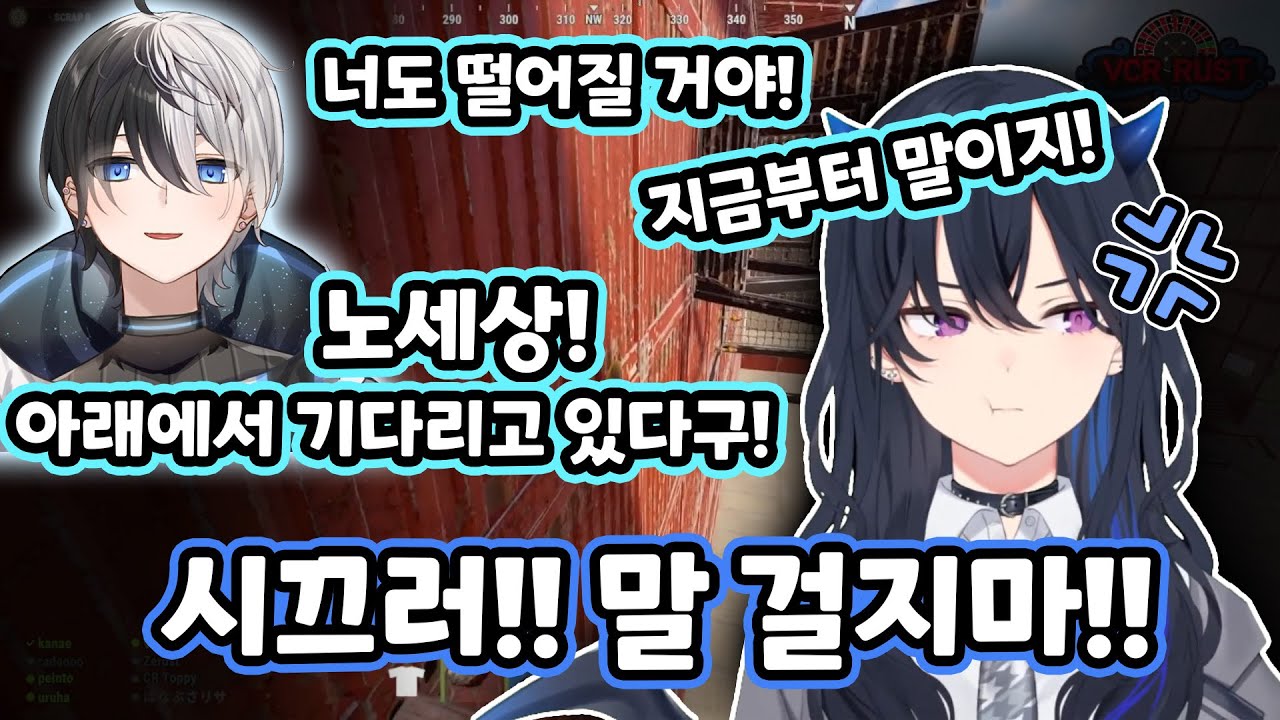 [ 브이스포 ] 노세씨는 쿠소가키 카미토가 밉다 / 이치노세 우루하 / 카미토 / vcr rust