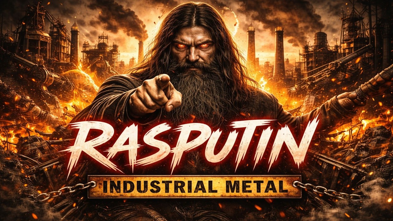 Boney M Rasputin INDUSTRIAL METAL Reimagined ⚙️🔥 (Deluxe Cover) Psycho-Groove  (psycho-active Music)