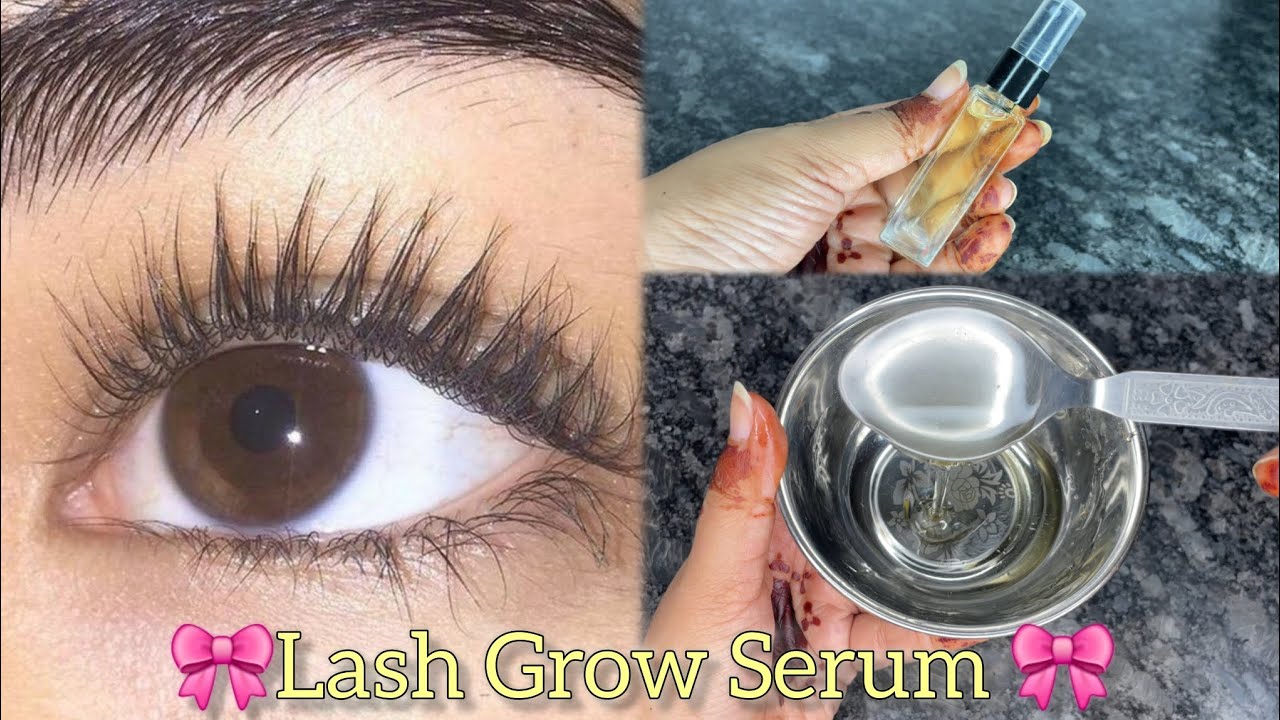 LASH GROW SERUM AT HOME 28 DAYS CHALLANGE FOR THICKER FULLER LASHES 