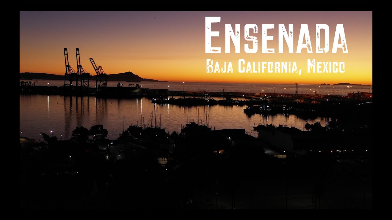 Ensenada Mexico 4K Aerial Drone Video December 2020