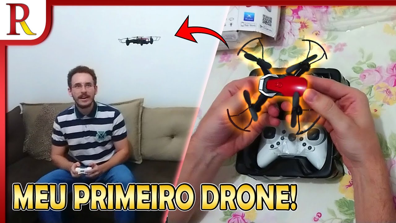 Pilotando o meu primeiro DRONE! | Eachine E61 | Pesterenan