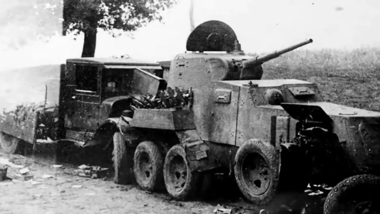 БА-10 Советский бронеавтомобиль Второй мировой войны