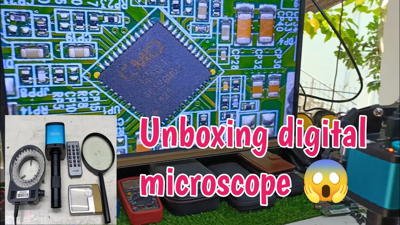 Unboxing Electronic digital microscope camera for repair JM TUTORIAL