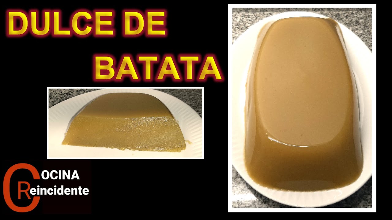 DULCE DE BATATA !!! (Facil de hacer, queda buenisimo)
