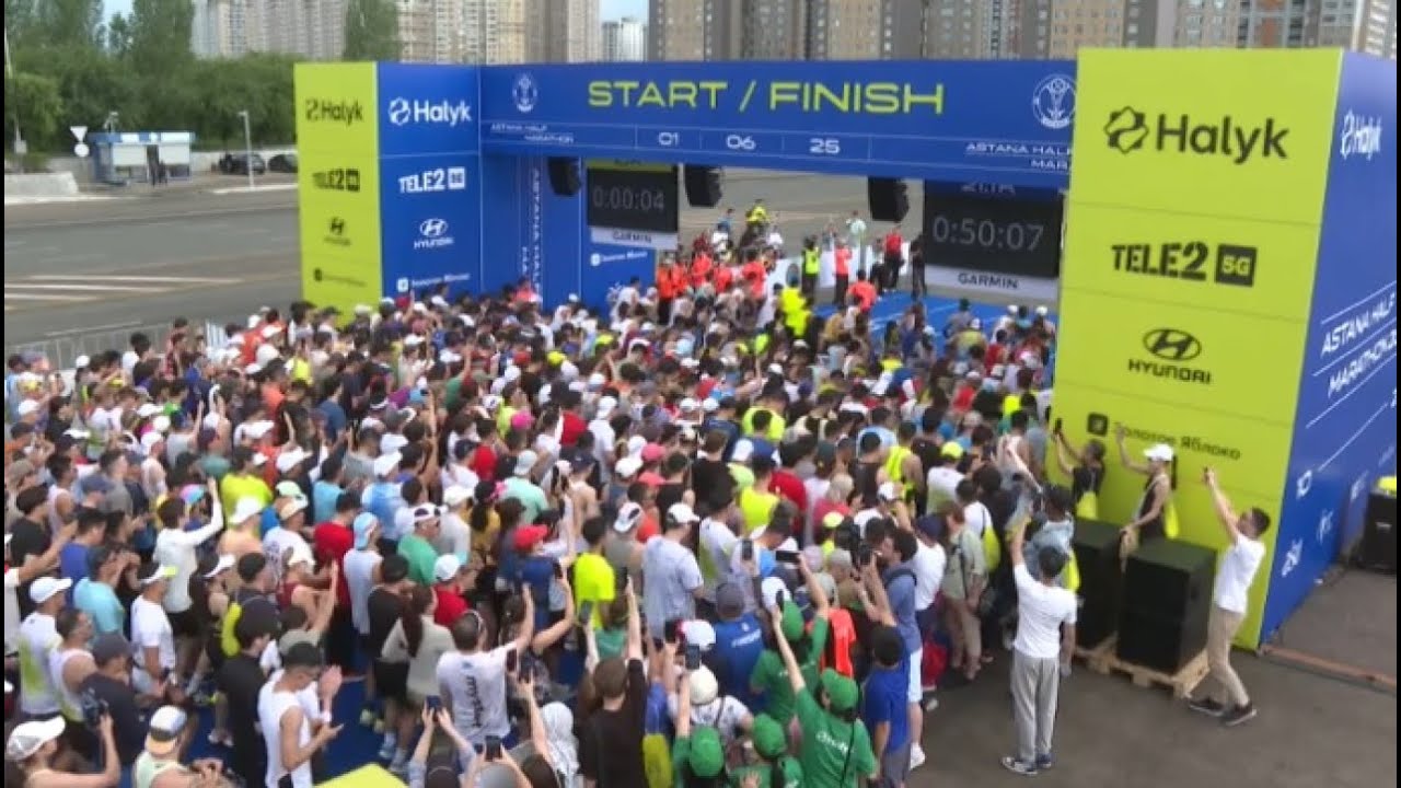 6 тысяч участников из 38 стран пробежали Astana Half Marathon