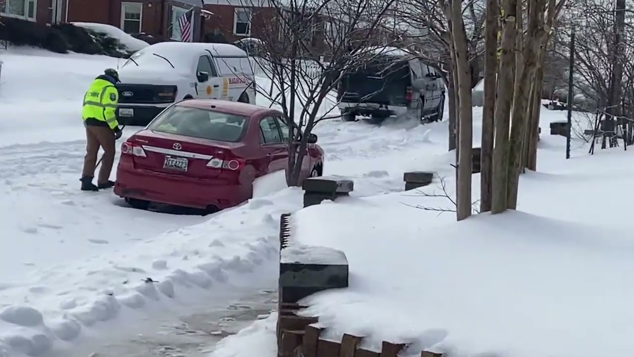 MARYLAND Y VIRGINIA ATERRADAS DE NIEVE