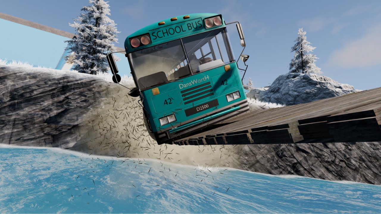 EPIC SCHOOL BUS CRASH 2 | BeamNG Drive