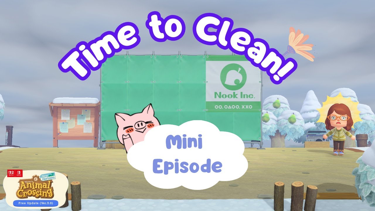 Can we clean up my island WITHOUT getting distracted? | Animal Crossing New Horizons