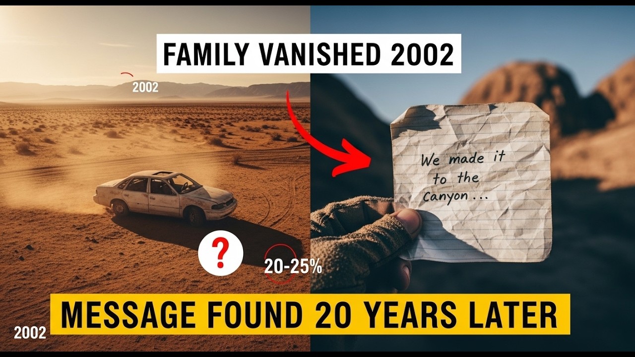 A Family Disappeared in the Desert in 2002 — 20 Years Later, A Message Surfaced… From Where?