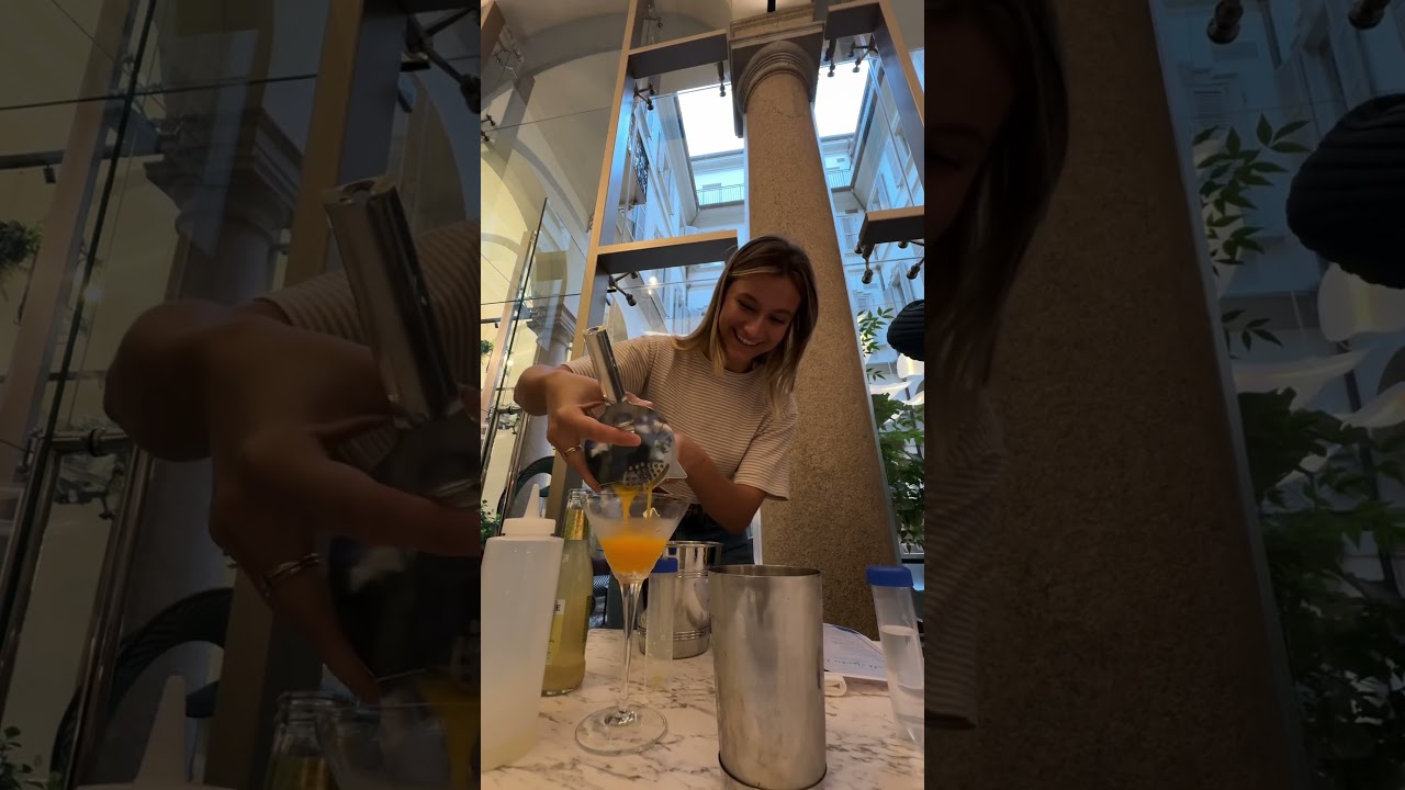 Un&rsquo;astemia ad un corso di bartender 🫣🍸 #drink #vlog
