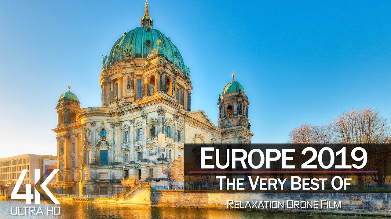 【4K】🌍 Drone Footage 🔥 The Beauty of EUROPE in 45 Minutes 2019 🔥 Cinematic Aerial Film