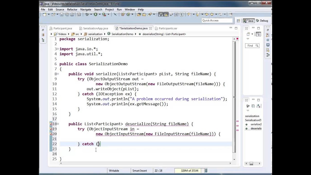 Serialization 3 - How to  Deserialize