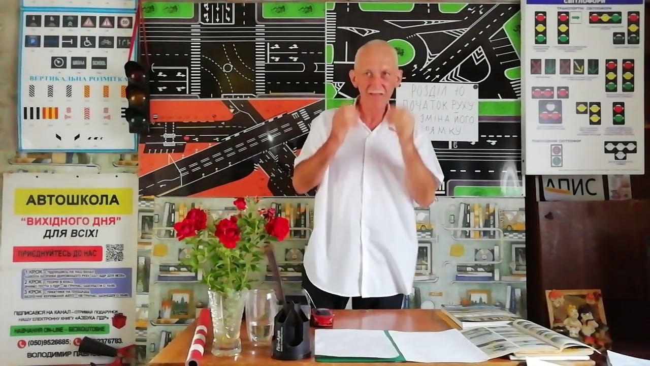 Розділ 10. ПДР України. Початок руху та зміна його напрямку.