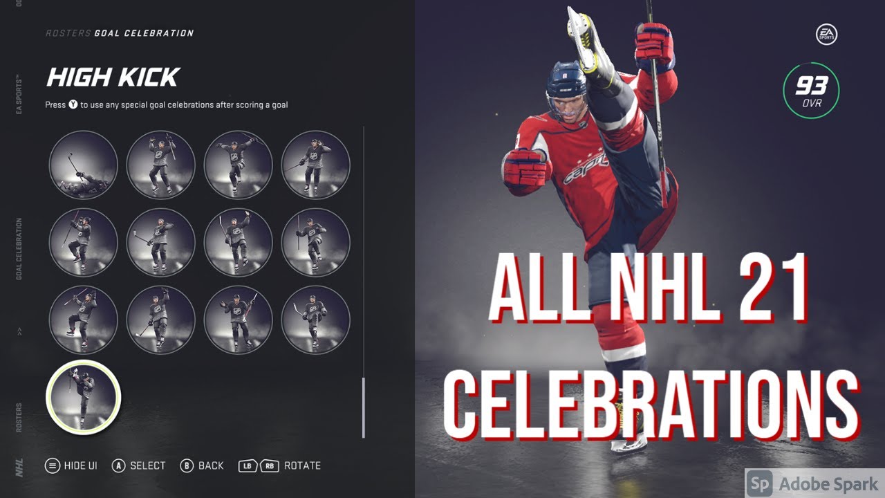 ALL NHL 21 CELEBRATIONS!