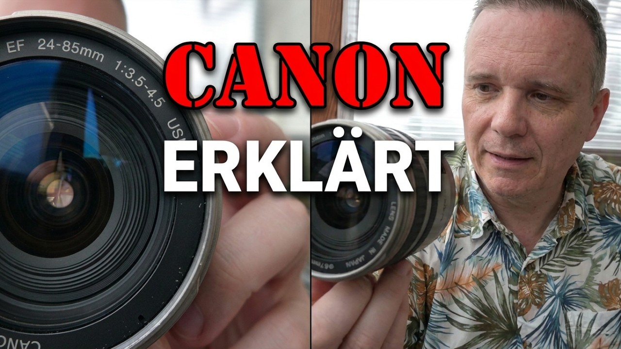 Fotografie: Canon Objektive Abkürzungen (Glossar) Teil 1
