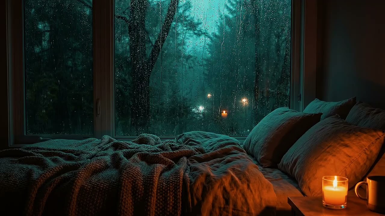 Sleep Instantly with Soft Rain Sounds 🌧️ No Thunder, Pure Relaxation