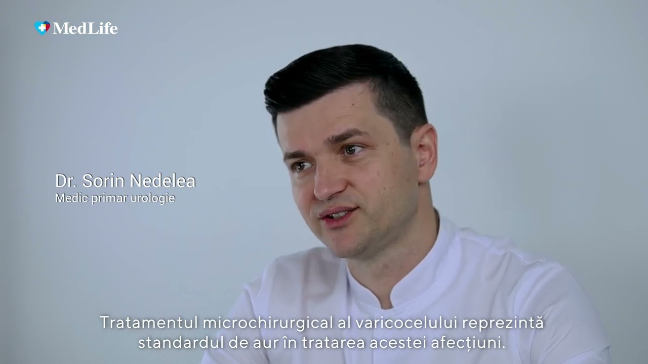 Tratamentul microchirurgical al varicocelului, explicat de Dr. Sorin Nedelea