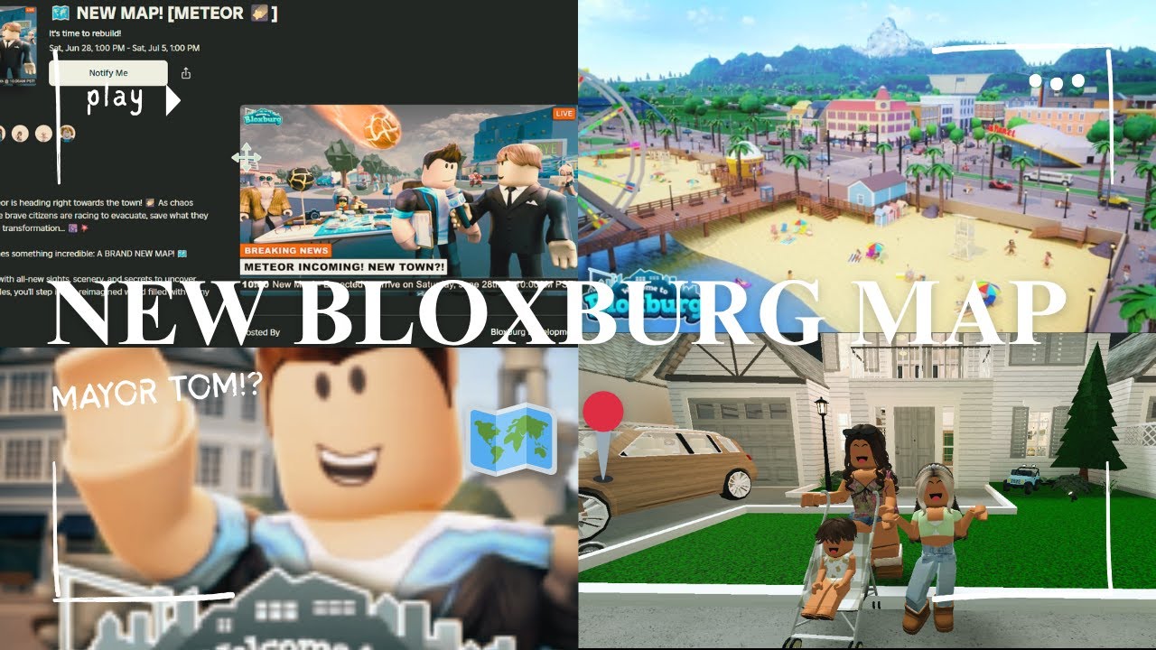 TWINS REACT TO BLOXBURG'S HUGE UPDATE 🗺️📍+NEW ROADS AND TRANSPORTATION 😱
