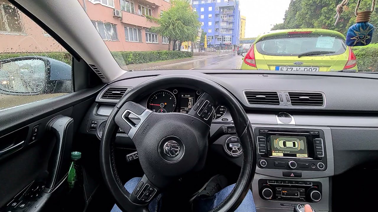 Volkswagen Passat B7 Park Assist POV Onboard