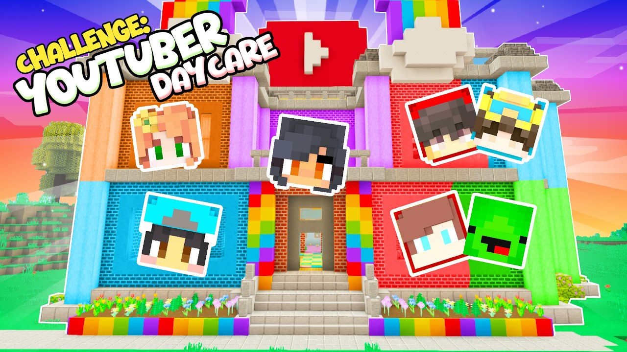 Детский сад для ютуберов в Minecraft!