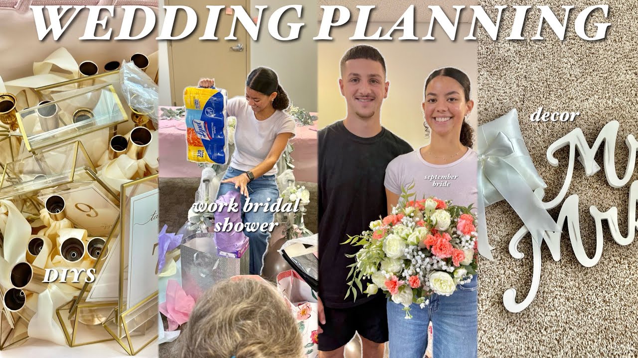 WEDDING PLANNING VLOG! DIY decor, seating charts, finalizing vendors, dream wedding on a budget