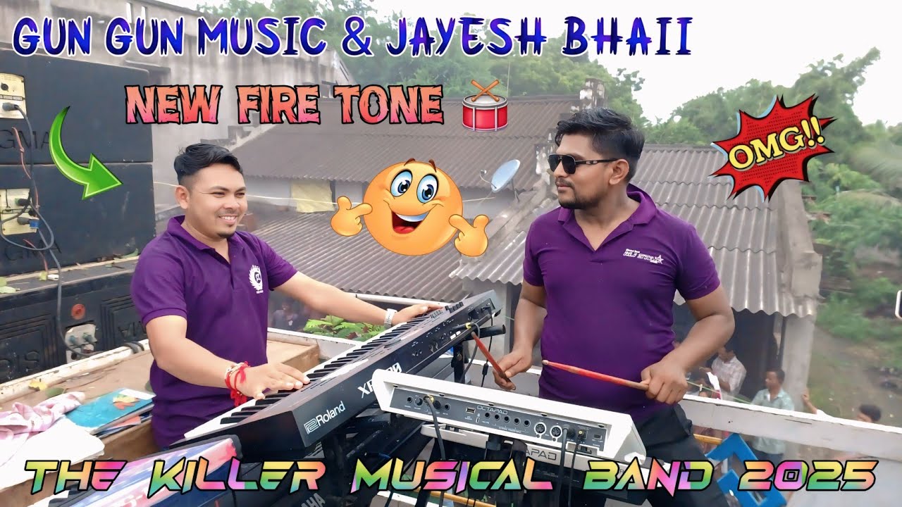 NEW FIRE TUNE 🥁 GUN GUN MUSIC & JAYESH BHAII 💪🏻 KILLER MUSICAL BAND AT. DOLIKUI (VANKAL) 
