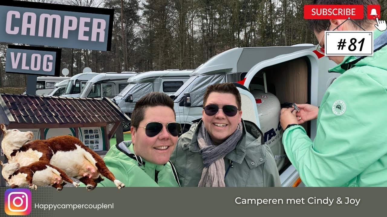 CAMPERPARK Midas | GAS op in de nacht bij -3 | Koeien op het fietspad | Koffie bij VOLGERS #81