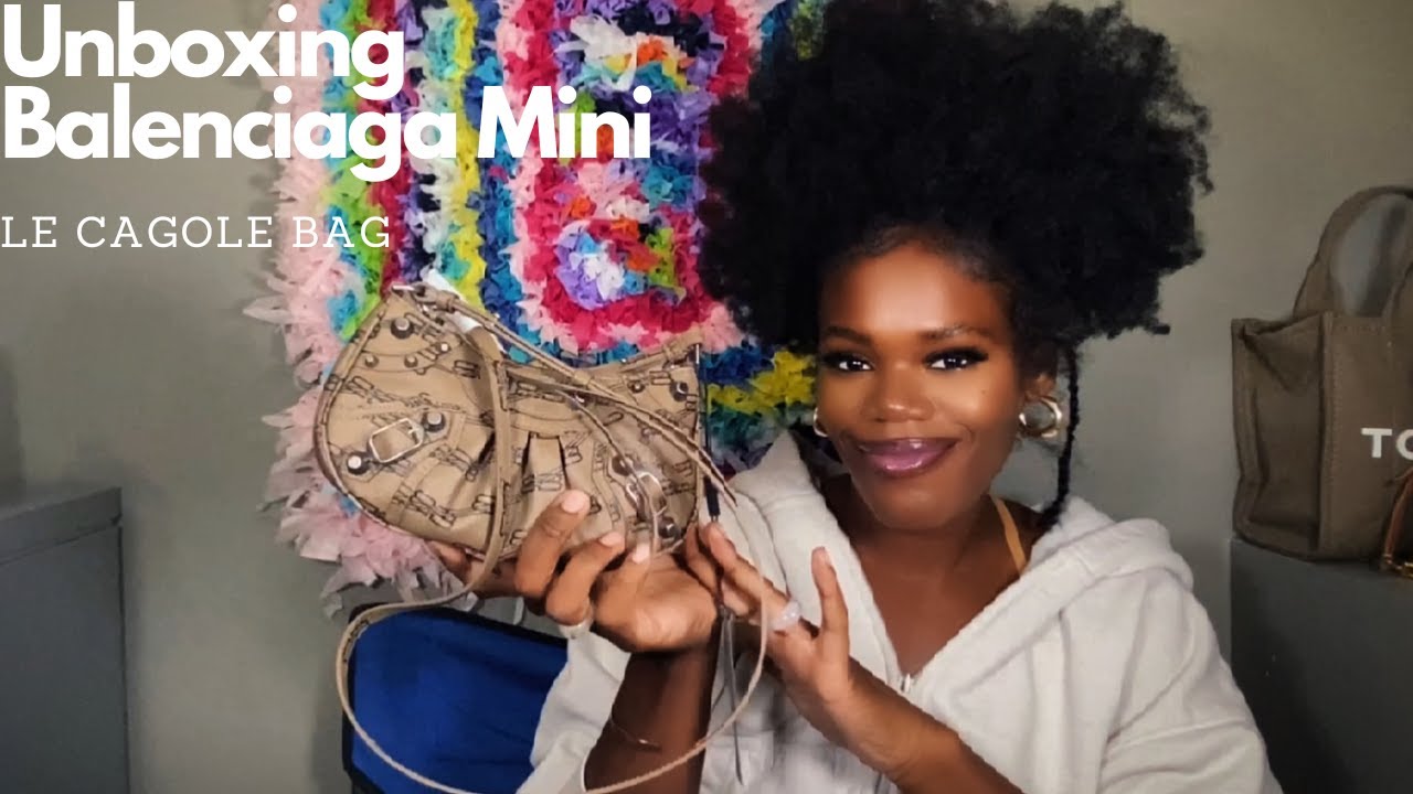 UNBOXING | Balenciaga Le Cagole Bag | what fits |