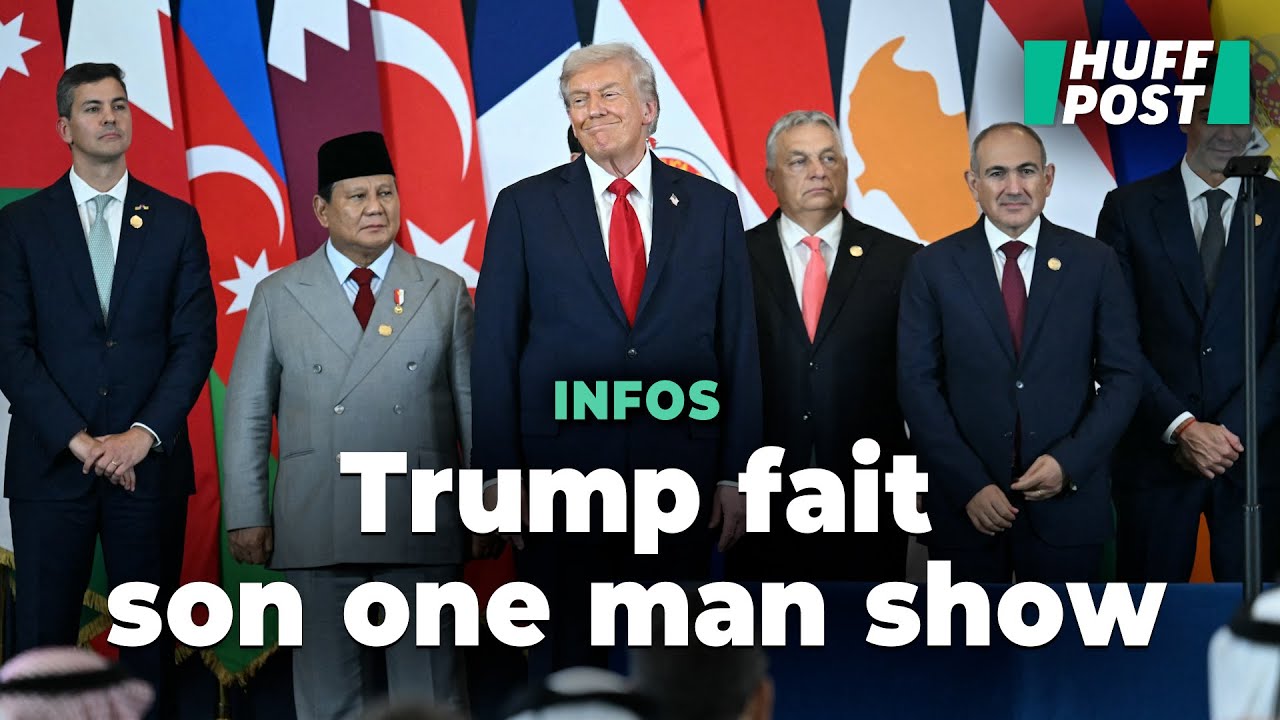 Au sommet sur Gaza en &Eacute;gypte, Donald Trump a fait le show devant les dirigeants internationaux