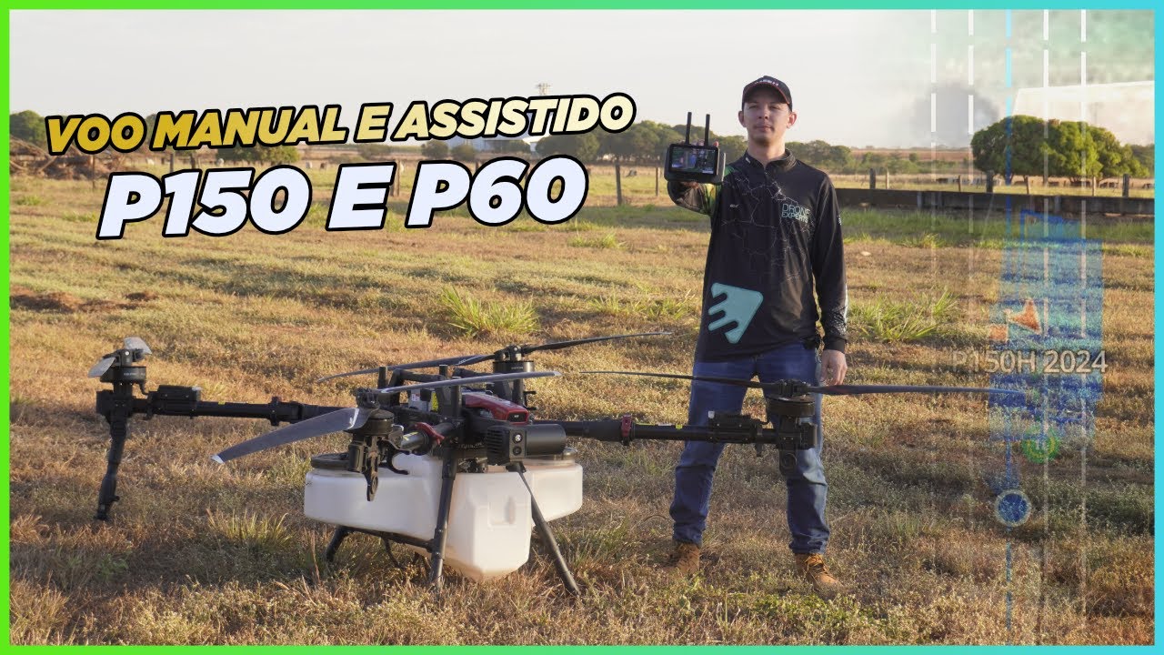 Como Pilotar o Drone P150 e P60 da Case IH no Voo Manual e Assistido (Passo a Passo Completo!)