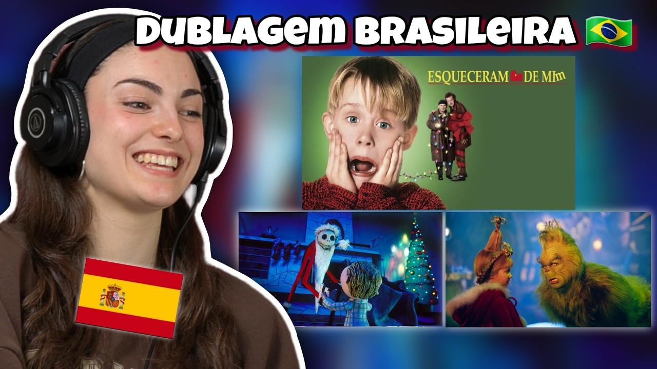 GRINGOS REAGEM À DUBLAGEM BRASILEIRA DOS CLÁSSICOS DE NATAL! 🎄