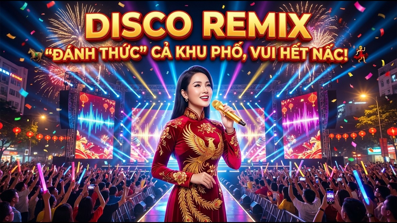 Disco Remix  Đánh Thức  Cả Khu Phố, Vui Hết Nấc! 🐎📢💃