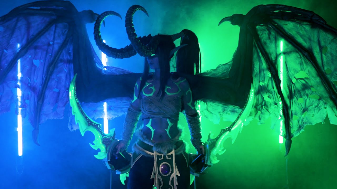 World of Warcraft Classic - Burning Crusade - Illidan Cosplay Showcase