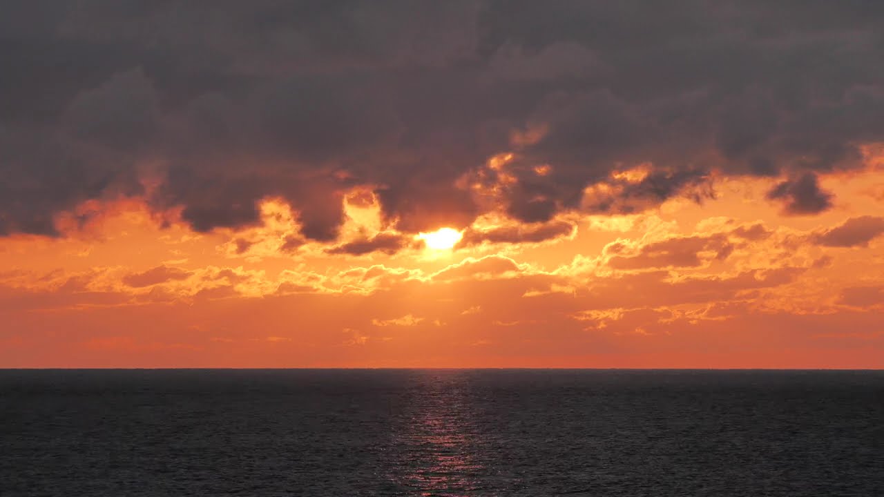 2026-03-11今日の夕陽@柏崎市17時48分頃(日本海に沈む夕日…vol.2)☆polaris