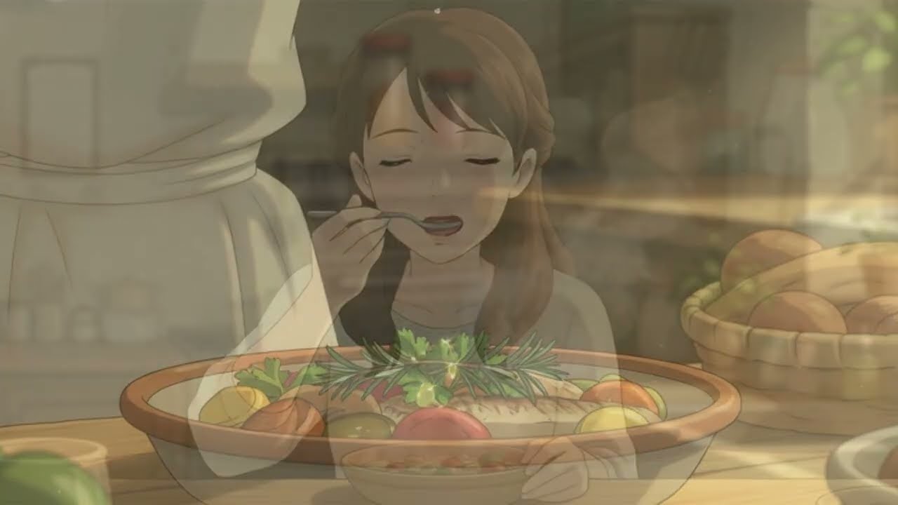 Cozy Market Day – Ghibli Aesthetic Morning Routine 🌿🍓